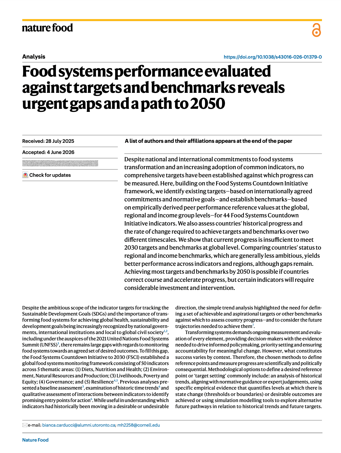 FSCI Publication Cover